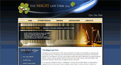Desktop Screenshot of mageelawfirm.com